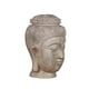 thumbnail image 1 of Escultura coleccionable tailandesa para interiores y exteriores, decoración del hogar, figuras de meditación hechas a mano, busto de Buda, estatua de Blanco Macarena Estatua de resina, 1 of 8