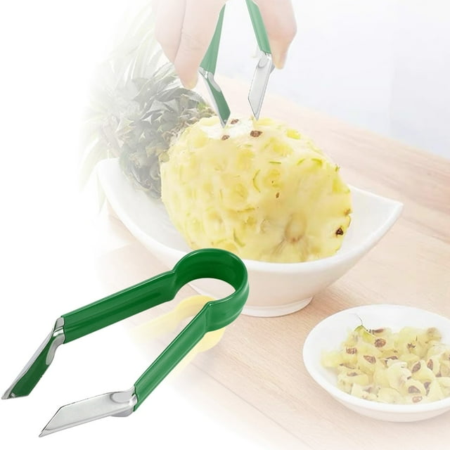 Détacheur d'Ananas Multifonctionnel 2024 Nouveau Découpoir et Trancheur en Acier Inoxydable Découpoir de Fraise Clips Réutilisables pour Sacs de Chips pour Aliments Clip de Scellage pour Sacs de Nourriture pour Chiens Clips de Scellage pour Sacs de Nourriture