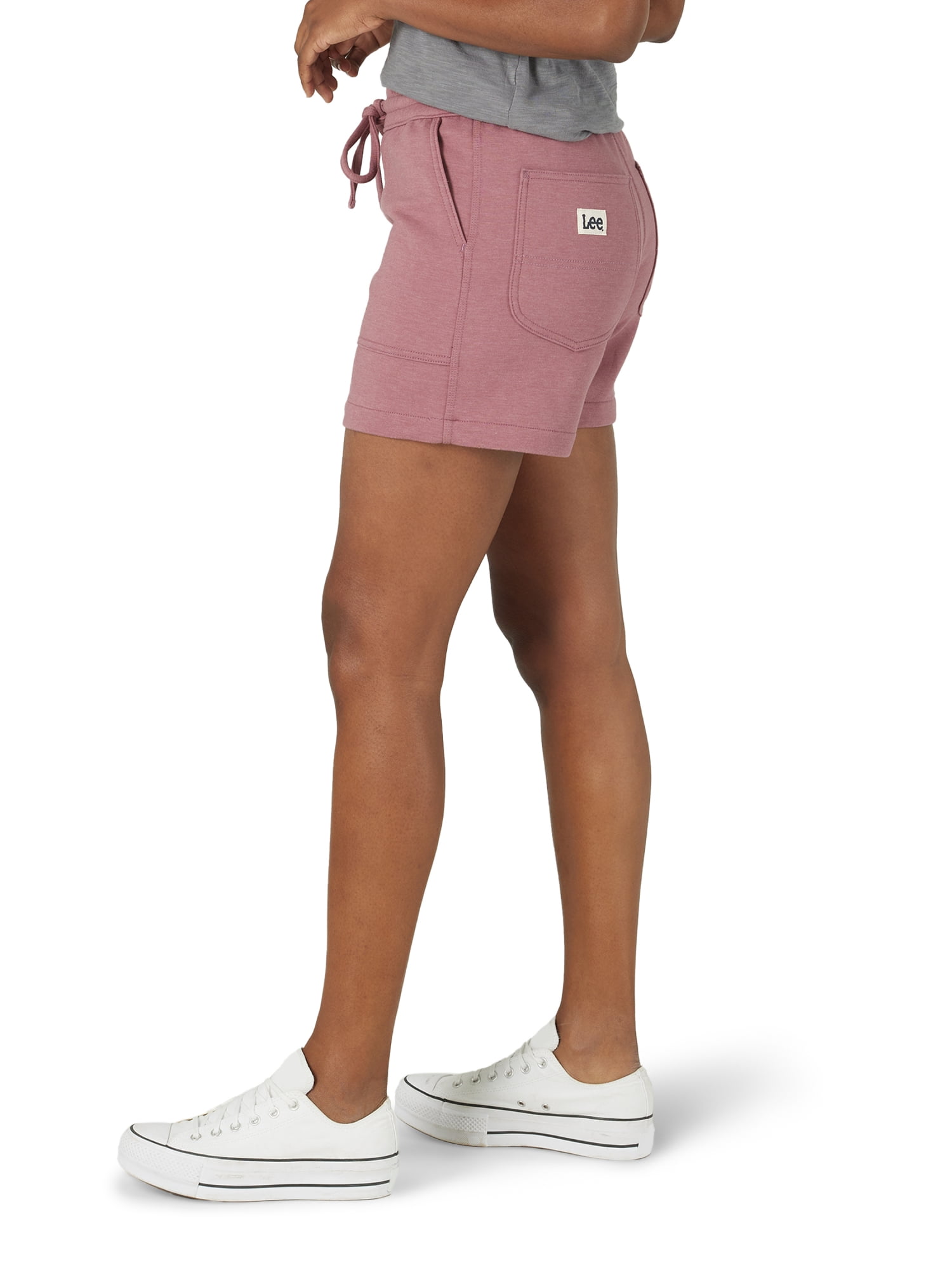 Lee Women's High Rise Relaxed Fit Drawstring Shorts