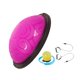 thumbnail image 3 of Balón de equilibrio de 18 pulgadas, equipo de entrenamiento de fuerza, antideslizante, media pelota de ejercicio. Rosa, 3 of 9