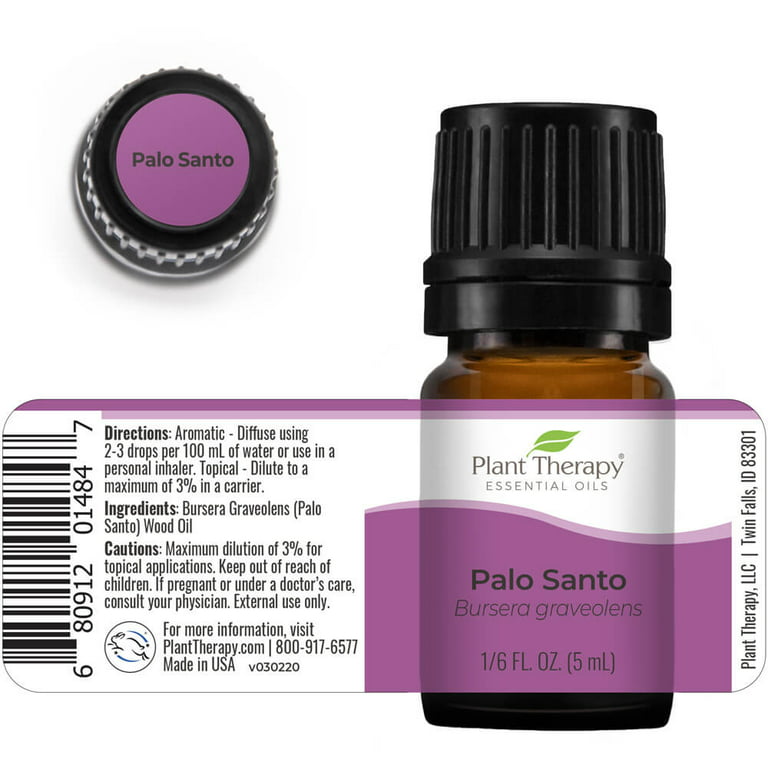 Plant Therapy Palo Santo Essential Oil 100% Pure, Undiluted