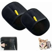 Yomi Pet Grooming Gloves, 2-Pack, Double-Sided Design, Reusable Cat and Dog Hair Remover