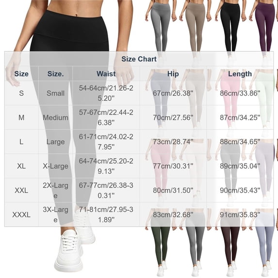 XRoczxe Women High Waist Seamless Yoga Leggings Soft Stretchy Workout Pants Multi Solid Color Non Slip Comfort Fit for Sports Gym Daily Casual Wear