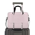 thumbnail image 2 of 16inch Laptop Briefcase, Business Laptop Bag with Detachable Strap & Padded Compartment, Water-Resistant Polyester，Light Pink, 2 of 8