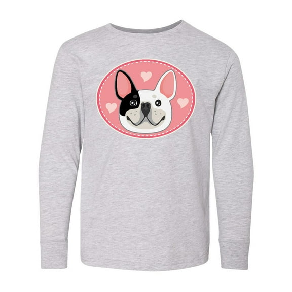 Inktastic French Bulldog Dog Long Sleeve Youth T-Shirt
