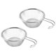 thumbnail image 2 of Mesh Strainer Kitchen Colander Set For Cooking Equipment 16.5x12.2cm Straining 2Pcs, 2 of 4