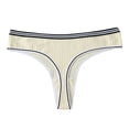 thumbnail image 1 of Aayomet Strings pour Femmes Taille Basse Bikini Culotte (Beige, P), 1 of 3