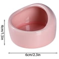 thumbnail image 3 of Ceramic Bird Feeder Bowl Anti-spill Parrot Food Water Dish Heavy-duty Small Pet Weaning Training Feeding Cup Cage Accessories for Lovebird Parakeet Cockatiel, 3 of 5