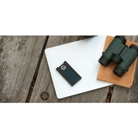 G-Technology - G-DRIVE Mobile SSD R-Series 2TB External USB 3.1 Gen 2 Portable Solid State Drive - Black/Silver