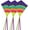27 " Neon Arch (3-Pack), variant on In the Breeze 3300 - Rainbow Arch 27 Inch Diamond Kite - Single Line - Includes Kite Line and Bag