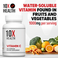 thumbnail image 2 of 10X Health Vitamin C 1000mg, Immune Booster – Pure Vitamin C, 120 Capsules, 2 of 11