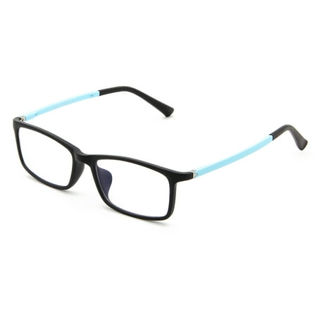 Cyxus Ultra Flexible Blue Light Blocking Computer Gaming Glasses for Anti Eye Fatigue, Matte Blue Men/Women Eyewear