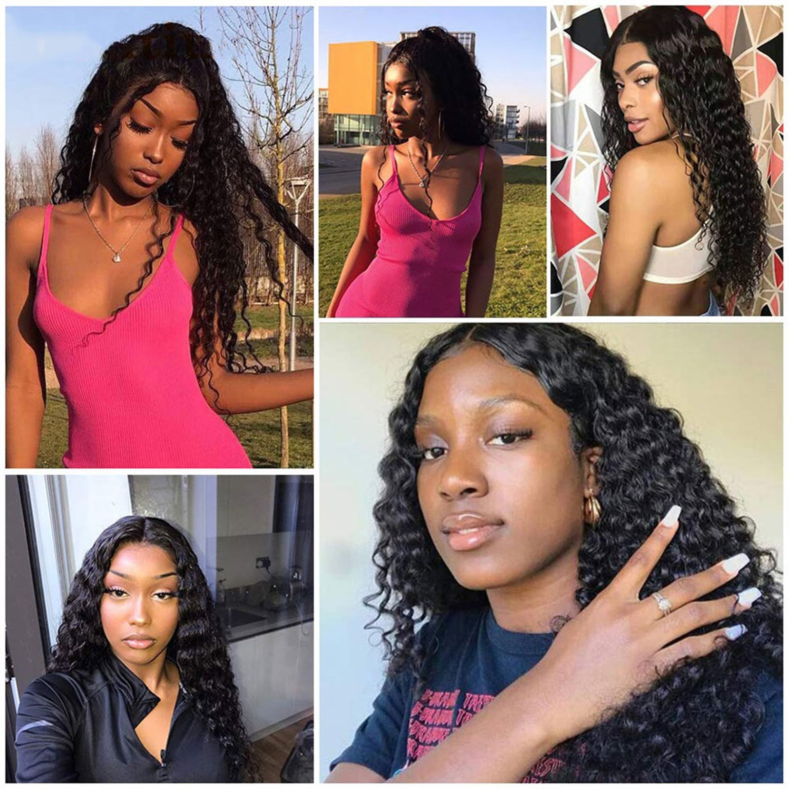8-26 Inches Kinky Curly Clip In Hair Extension, 120g/Set Double Weft Full Head Human Hair Extension Brazilian Remy Human Hair for Women 8pieces