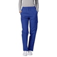 thumbnail image 1 of Adar Pantalon de Sarrau Cargo Fuselé Universel pour Femmes, Taille Élastique, Popeline Durable, Noir, 1 of 7