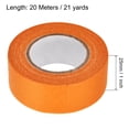 thumbnail image 2 of Unique Bargains 6 Pcs 25mm 1 Pouce Large 20m 21 Yards Rouleaux de Ruban de Masquage Orange, 2 of 5
