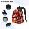 thumbnail image 3 of Fotbe Red Leaf Flame Fox Mochila Ligera Casual para Laptop para Hombres y Mujeres, Mochila Impermeable de Uso Diario, Mochila para Universidad, 3 of 6
