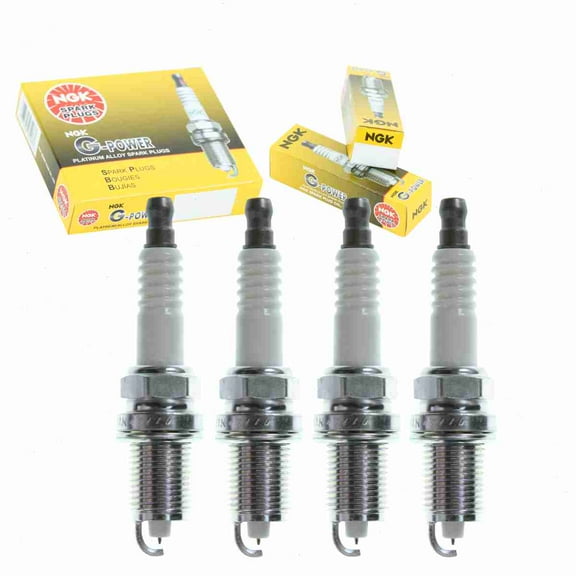 4 pc NGK G-Power Spark Plugs compatible with Honda Civic 1.7L L4 2001-2005
