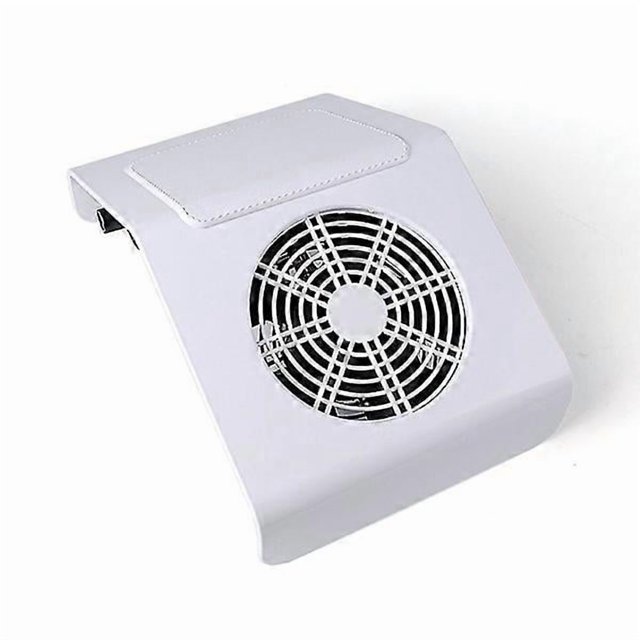 Nail dust collector for manicure beauty with filter (white)