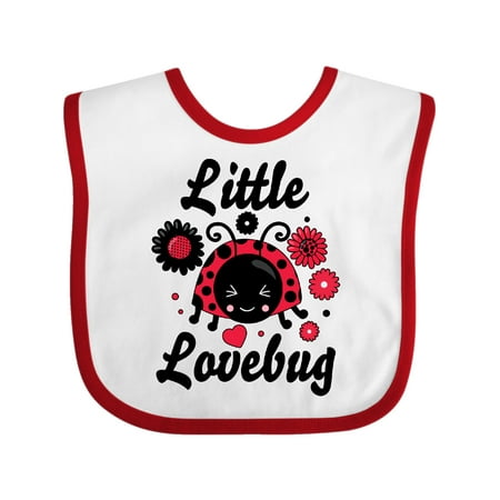 

Inktastic Valentine s Day Little Lovebug Gift Baby Boy or Baby Girl Bib