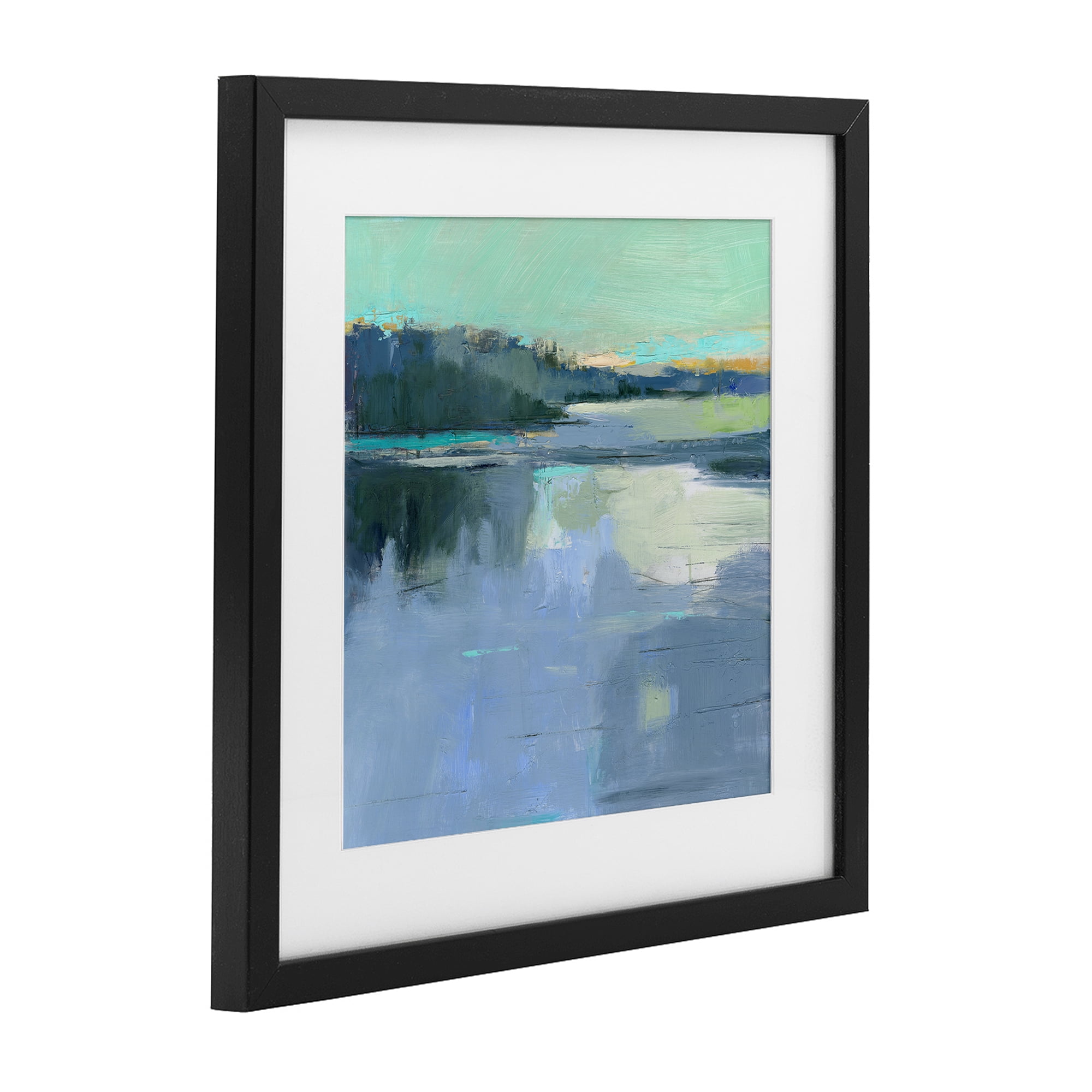 Stupell Industries Brave Boat Harbor Black Framed Print Under Glass, design by Kathleen Robbins