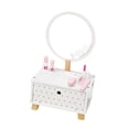 thumbnail image 1 of Tocador de princesa de madera para niños pequeños, tocador de maquillaje, juguetes de motricidad fina, juego de rol Montessori con espejo para regalo, 1 of 9