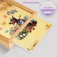thumbnail image 4 of Doberman Pinscher Celebrates Spring and Enjoys a Happy Easter Acrylic Plaque with Wood Photo Frame Box Doberman Dog Lover Gifts Light Box - 02001, 4 of 5