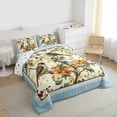 thumbnail image 3 of Feelyou Cartoon Bird Floral Queen Comforter Set, Fashion Bedding Comforter Set, 3pcs, 3 of 8
