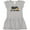 AC-Heather Grey, variant on Inktastic Napping Dis Tew Much Rottweiler Girls Toddler Dress