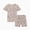 Coffee, variant on Girls Pajamas Toddler Clothes Viscose from Bamboo Kids 2-Piece Pj Set Gifts Short Sleeve Tops Pants Snug Sleepwear Sizes 4-12Y