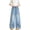 Light Blue, variant on JLMSPLWG Preppy Jeans for Kids Wide-Leg Jean Butterfly Embroidery Patchwork Teen Girls Vintage High Waist Patchwork Pants Streetwear Tween Girls Personalized Cargo Denim Jeans Toddler Girl Clothes