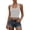 White, variant on Public Women Cropped Built-In Bra Tank Tops Trendy Halter Sleeveless T Shirts Backless Slim Fit Going out Tank Tops White One Size