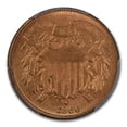 thumbnail image 2 of 1866 Two Cent Piece MS-65 PCGS (Red), 2 of 3