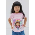 thumbnail image 2 of Dreamworks Gabby's Dollhouse MerCat Kitty Fairy Cakey Cat Birthday Toddler Girls T-Shirt Pink 2T, 2 of 5
