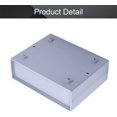 thumbnail image 3 of HUGFEGWE Junction Box Electrical Project Box ABS Plastic Project Box Enclosure Case, Gray 7.56" x 5.91" x 2.56" CA919-115162, 3 of 7
