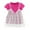 Rose Red, variant on GYRATEDREAM Girls Lace Princess Dress Short Sleeve Mesh Cotton Petals Floral Dress Tutu Skirt Kids Birthday Formal Dress for 12-18M