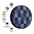 thumbnail image 5 of Bingfone Blue Gingham Buffalo Check Spare Tire Cover Weatherproof Universal Wheel Protectors For Rv Camper Travel Trailer Suv Truck 14 Inch, 5 of 9