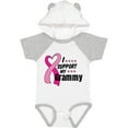 thumbnail image 3 of Inktastic Breast Cancer Awareness I Support My Grammy with Pink Ribbon Boys or Girls Baby Bodysuit, 3 of 5