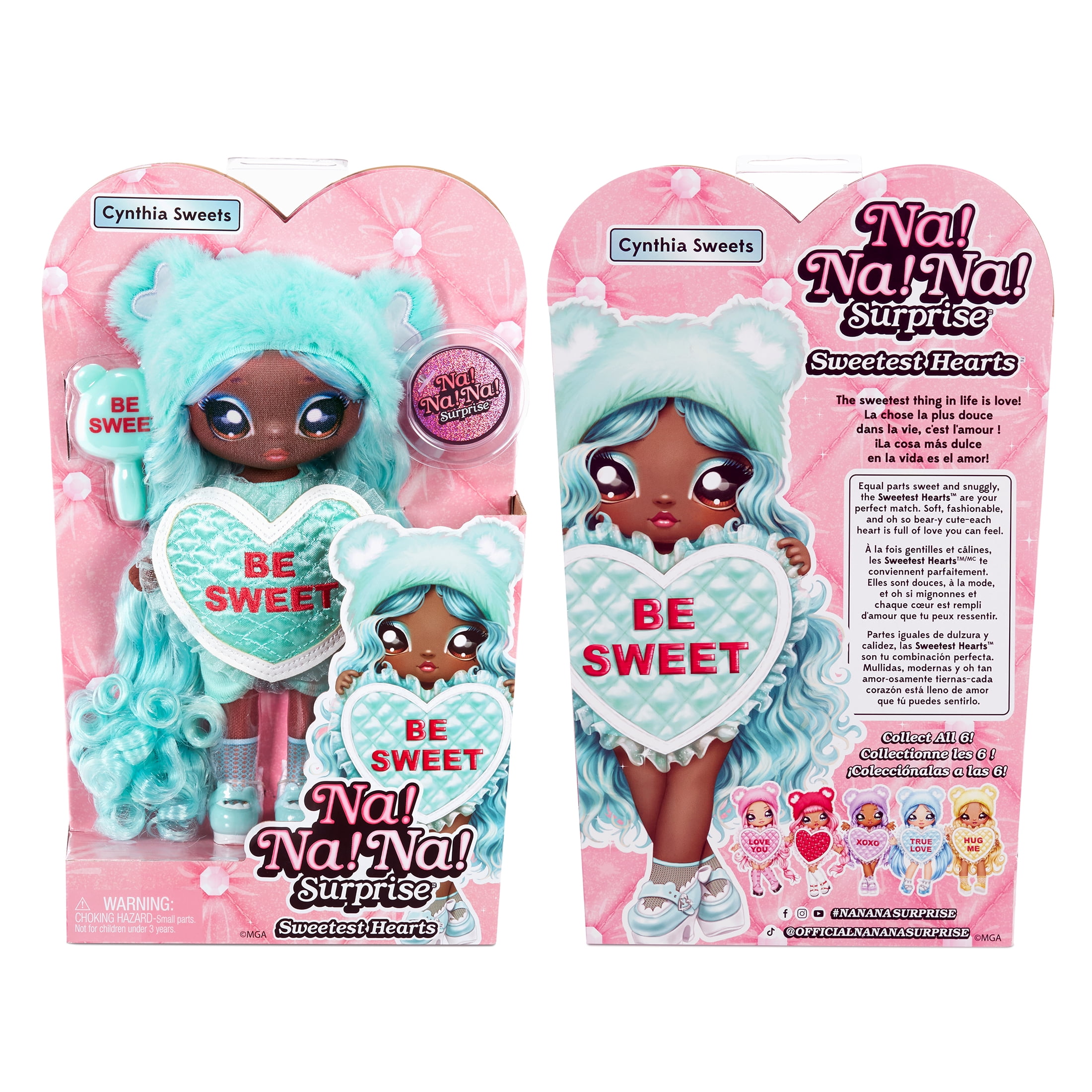 Na Na Na Surprise Cynthia Sweets 7.5 Fashion Doll with Mint Hair