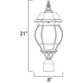 thumbnail image 2 of Maxim Lighting - Three Light Outdoor Pole/Post Lantern - Crown Hill-Three Light, 2 of 2