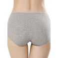 thumbnail image 3 of Underwear for Women Mid Waisted Soft Full Coverage Breathable Cotton Ladies Panties Briefs, 3 of 5