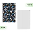 thumbnail image 2 of Kdxio Football Pattern Golf Towel (24" X 16") with Carabiner Clip - The Convenient Golf Cleaning Towel, 2 of 8