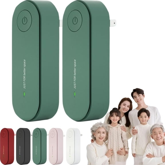 Magic Air Purifier For Mold, Magic Air Purifier Plug In With Replacement Filter, Magics Air Purifiers, Suitable For Bedrooms, Toilets, Closets, Pet Room (2,Green)（X）