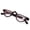 Red Tortoise, variant on Womens Half Moon Spring Hinge Reading Glasses 2.5 Men Fashion Red Classic Readers +2.5