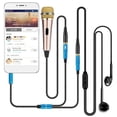 thumbnail image 2 of 3.5mm Headset Microphone Audio Cable 3.5mm Audio Cable Headphone Cord [Yue Xinghui] Notebook Computer Headset Microphone Headset 2 In 1 Conversion Cable Karaoke 3.5mm Audio Cable, 2 of 6