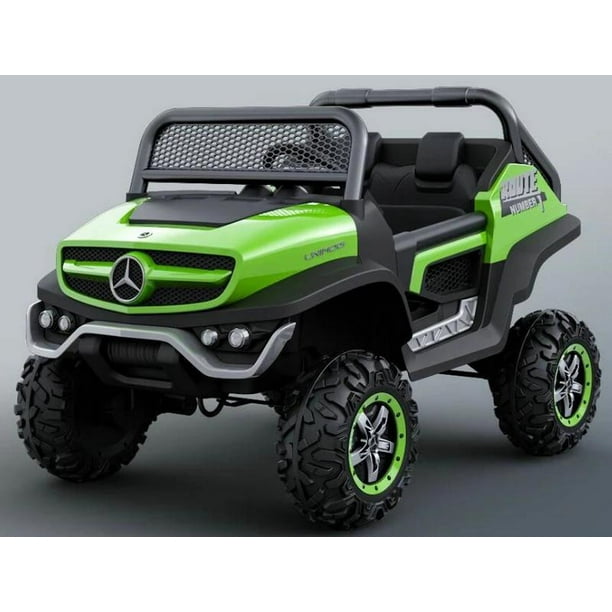 Mercedes Benz Electric Ride On Kids Car Unimog Rzr 4x4 12v Remote Jeep Truck Walmart Com Walmart Com