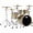Nickel Sparkle Glass, variant on DW Collector's Series 4-Piece SSC Maple Shell Pack With Chrome Hardware - Nickel Sparkle Glass