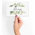 thumbnail image 2 of Inkdotpot 50 Blank RSVP Postcards Greenery Print 4"X6" Response Cards,RSVP Reply Card For Wedding,Bridal Shower,Baby Shower, 2 of 5