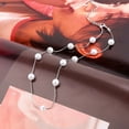 thumbnail image 4 of Miyuadkai Necklaces Pearl Pendant Necklaces For Women Pearl Chain Necklace Delicate Handmade Cultured Pearl Necklace Everyday Jewelry For Gifts Jewelry B One Size, 4 of 6