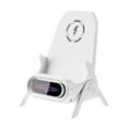 thumbnail image 2 of Christmas Gifts Liweisiy Portable Mini Chair Wireless Charger Supply For All Phones Wireless Charging Station Phone Stand Bracket With Musical Speaker Function D5210 White 14.5X9.7X9Cm, 2 of 9
