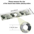 thumbnail image 4 of Sink Faucet Absorbing Mat, 2 Pack Drying Mat Around Faucet Sink Splash Guard Behind Faucet Sinkmat For Kitchen Bathroom Island Rv 15 * 5.5 Inch (60 * 14 cm), 4 of 6